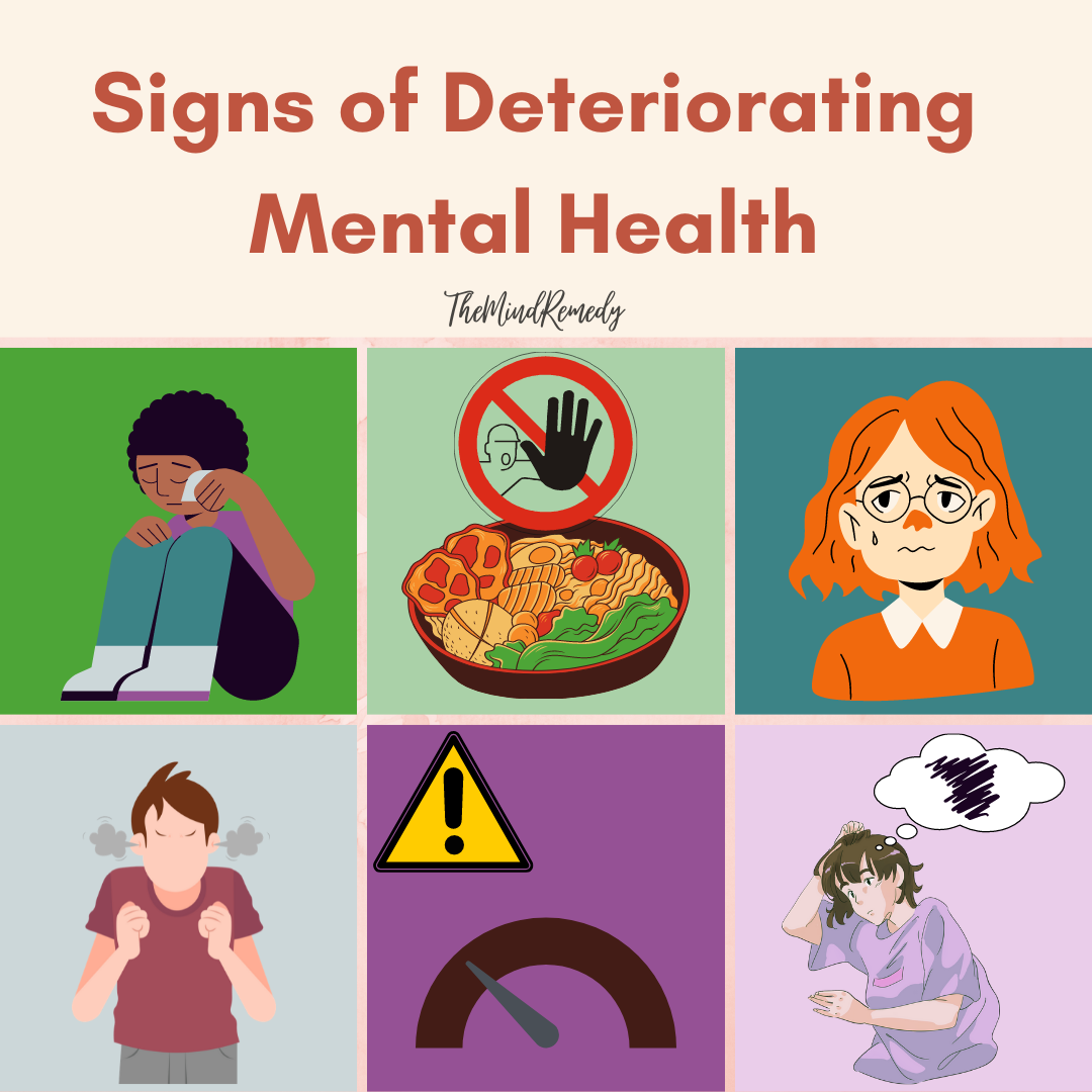 Signs Of Deteriorating Mental Health The Mind Remedy